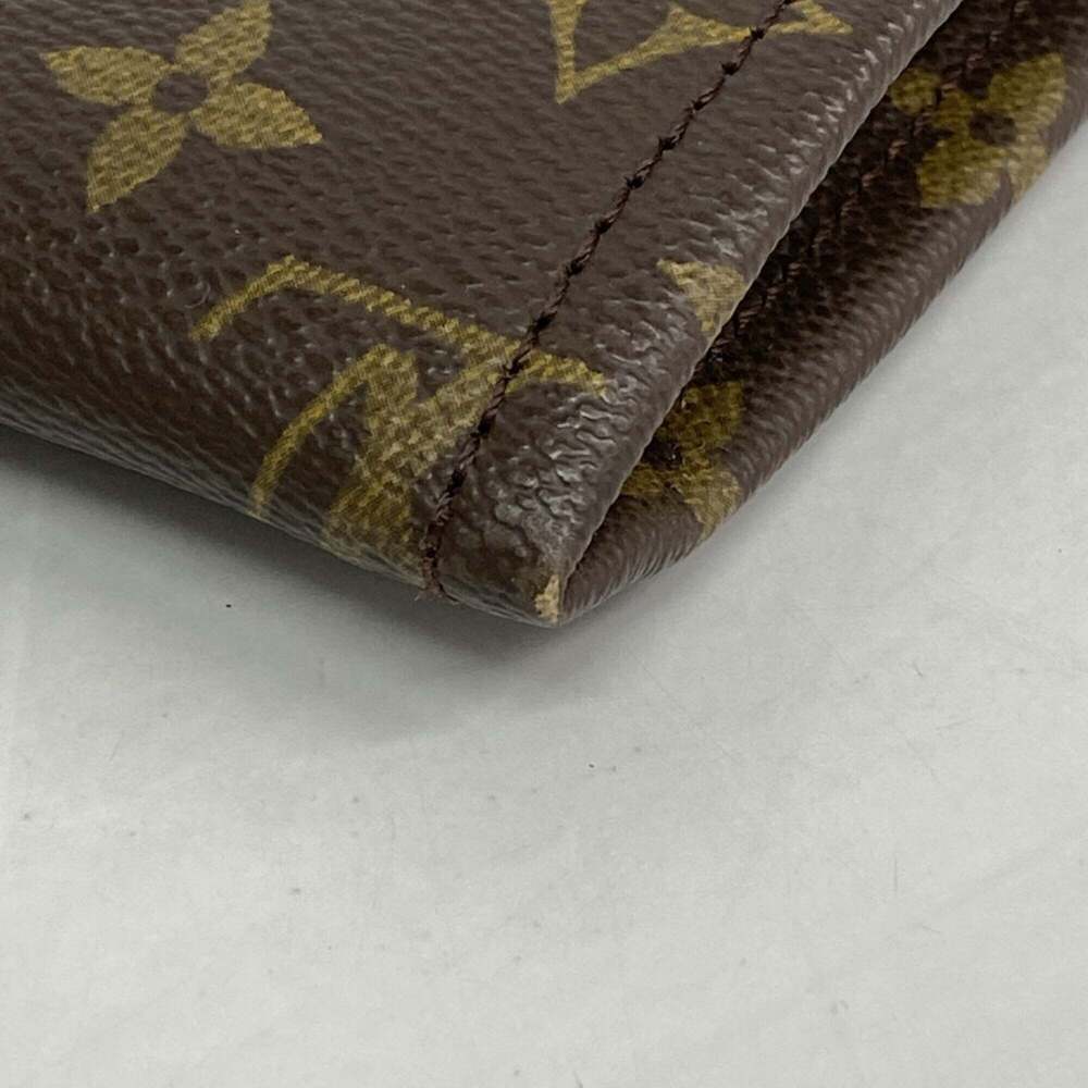 LOUIS VUITTON Brown Monogram Pochette Clutch Bag - Picture 7 of 8